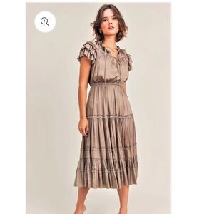 RESET by Jane Kianna dress - Dress with Ruffle Sleeves